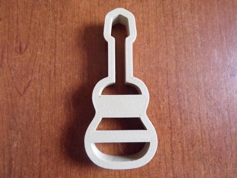 emporte pièce guitare 5 imprimé 3D PLA environ 9 x 4 x 1 cm – photo 2